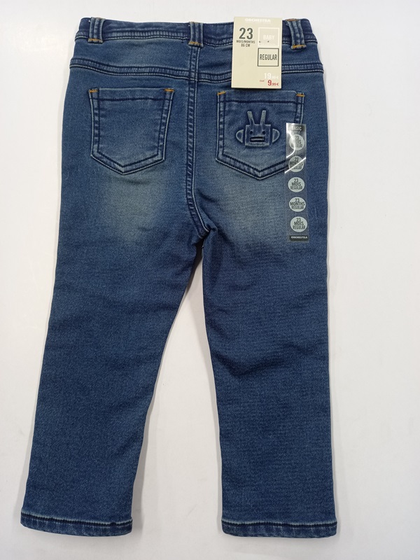BABY PANT WITH ART WORK AT FRONT KNEE — view 2