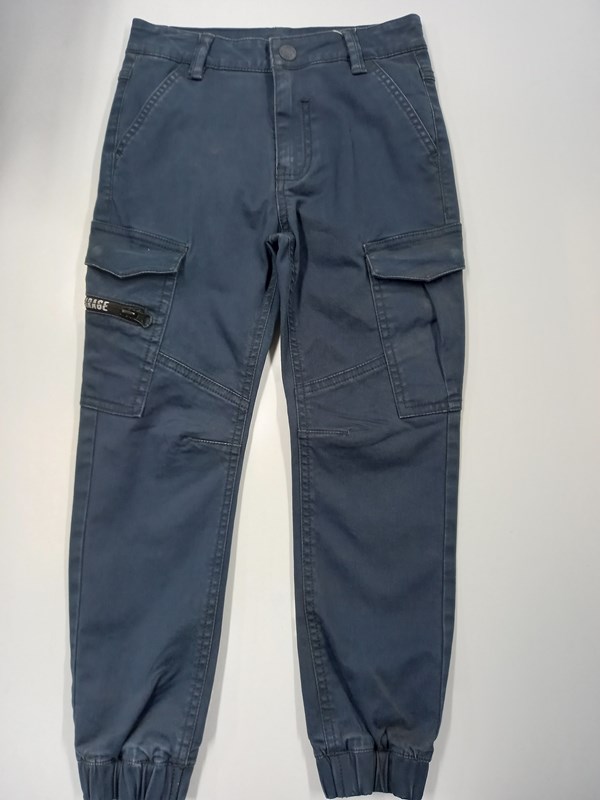BOYS PANT WITH THIGH PATCH POCKET WITH POCKET ZIPPER