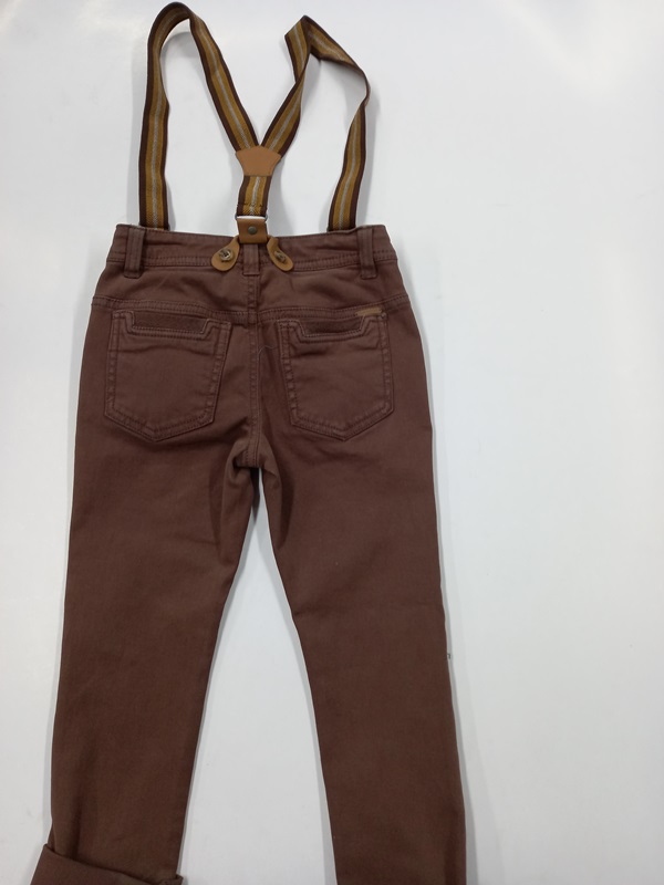 BOYS PANT WITH SUSPENDER BELT — view 2
