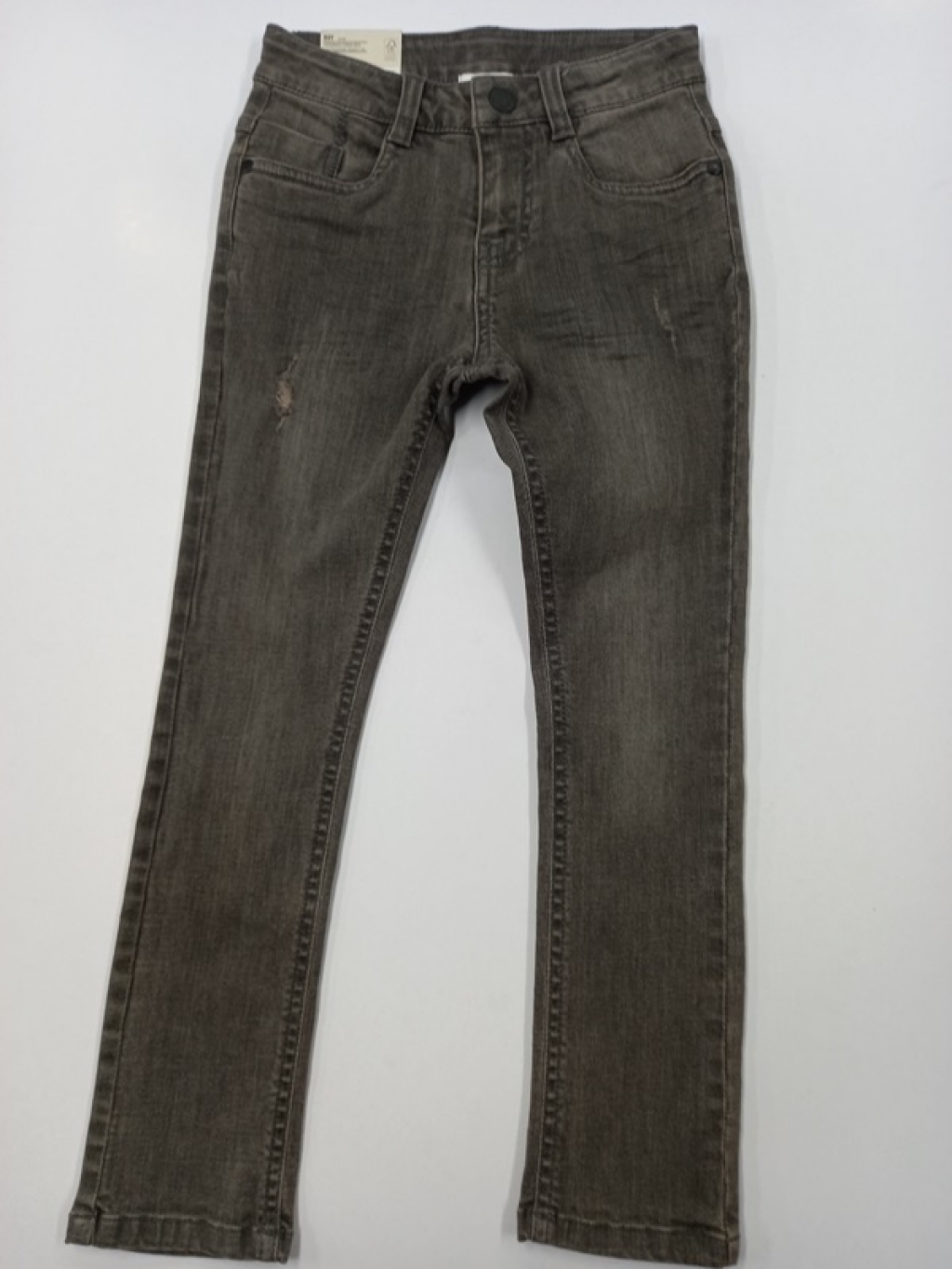 BOYS PANT WITH EMBOSS PRINT AT BACK POCKETS 